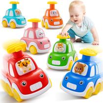 Toy Car TooyBing Press and Go para crianças de 1 a 3 anos, pacote com 6