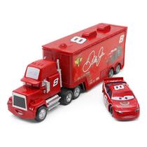 Toy Cars Cars Movie Mcqueen & Mack Hauler Truck Diecast 2 unidades Toy Cars Cars Movie Mcqueen & Mack Hauler Truck Diecast 2 unidades