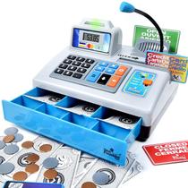 Toy Cash Register Dr. STEM Talking 69 peças com 3 idiomas