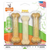 Toy Chew Toy Nylabone Original Bone Flexi para cães com sabor de frango