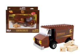 Toy de construção Daron UPS Package Car BL99977 com 3 pacotes
