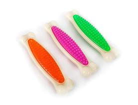 Toy Dog Chew Toy Hartz Chew 'n Clean Tuff Bone Tough Large, pacote com 3