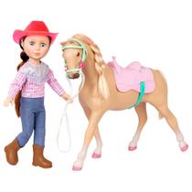 Toy Doll Glitter Girls Jaime & Jumper Horse 35 cm com roupas para maiores de 3 anos