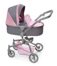 Toy Doll Pram & Stroller Badger Basket Daydream cinza/rosa Toy Doll Pram & Stroller Badger Basket Daydream cinza/rosa