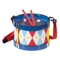 Toy Drum Schylling Tin para crianças de 3 anos ou mais Toy Drum Schylling Tin para crianças de 3 anos ou mais