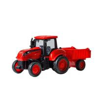 Toy Farm Tractor Red Inertia para crianças Modelo educacional