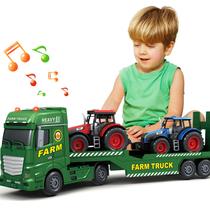 Toy Farm Truck Bstoyder para crianças de 3 a 8 anos com luzes e sons