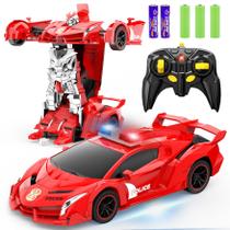Toy FDJ Transform Remote Control Car Robot 1:18 para crianças