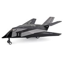 Toy Fighter Jet Die-Cast F117 com som, luz e fricção