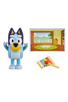 Toy Figure Bluey Story Starters com xilofone para crianças a partir de 3 anos