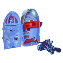 Toy Figure Playset PJ Masks 2 em 1 HQ com Catboy e Cat-Car