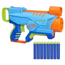 Toy Foam Blaster NERF Elite Junior Explorer com 8 dardos para crianças com mais de 6 anos
