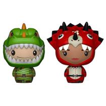 Toy Fortnite Pint Size Hero, pacote com 2 Rex e Tricera Ops