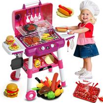 Toy Grill Kimicare com luz, som e efeito de fumaça 4-8 anos Toy Grill Kimicare com luz, som e efeito de fumaça 4-8 anos