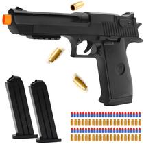 Toy Gun DaoDaoZhu Black para meninos de 8 a 13 anos com Soft Bullet