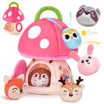Toy hahaland My First Mushroom House com animais da selva 6-12M Toy hahaland My First Mushroom House com animais da selva 6-12M