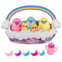 Toy Hatchimals Alive Neon Rainbow Spring com 3 ovos+3 anos