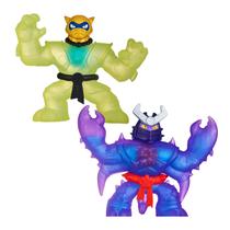 Toy Heroes of Goo Jit Zu Goo Shifters Liquid Gold Pantaro VS Shadow Orb Scorpius