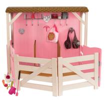 Toy Horse Stable Barn Our Generation BD37880 para bonecas de 46 cm Toy Horse Stable Barn Our Generation BD37880 para bonecas de 46 cm