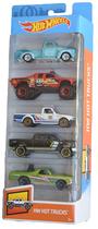 Toy Hot Wheels 2019 HW Hot Trucks, pacote com 5, escala 1:64 da Mattel