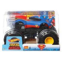 Toy Hot Wheels Monster Trucks Superman fundido sob pressão de grandes dimensões