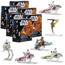 Toy Jazwares Star Wars Micro Galaxy Squadron Series 6 (pacote com 6)