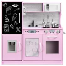 Toy Kitchen Best Choice Products Pretend Play Wooden Pink