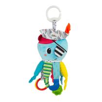 Toy Lamaze Captain Calamari com clipe para assento de carro e carrinho