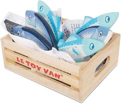 Toy Le Toy Van Honeybake Play Fresh Fish com caixa de madeira Toy Le Toy Van Honeybake Play Fresh Fish com caixa de madeira