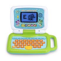 Toy LeapFrog 2 em 1 LeapTop Touch para crianças de 2 anos ou mais, verde