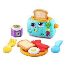 Toy LeapFrog Yum-2-3 Toaster Teal com 9 peças de jogo de 12 meses ou mais Toy LeapFrog Yum-2-3 Toaster Teal com 9 peças de jogo de 12 meses ou mais