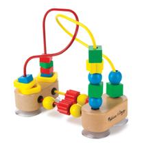 Toy Melissa & Doug First Bead Maze Educational Wooden de 1 a 3 anos Toy Melissa & Doug First Bead Maze Educational Wooden de 1 a 3 anos