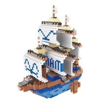 Toy Mini One Pieces Thousand Sunny Pirate Ship para crianças