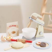Toy Mixer Giant Bean Wooden Kids Play Kitchen de 1 ano ou mais