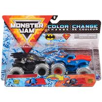 Toy Monster Jam Batman vs. Caminhões Superman que mudam de cor Toy Monster Jam Batman vs. Caminhões Superman que mudam de cor