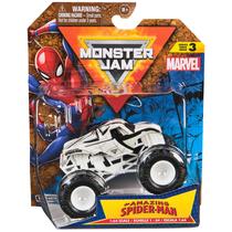 Toy Monster Truck Monster Jam Marvel Spider Man em escala 1:64