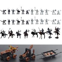 Toy Odowalker Knight & Horses Soldier Middle Ages x42