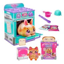 Toy Oven Cookiez Makery Baked Guloseimas com conjunto de guloseimas tostadas Toy Oven Cookiez Makery Baked Guloseimas com conjunto de guloseimas tostadas