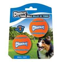 Toy para cães Chuckit! Bola de tênis pequena para cães, 0-9 kg, pacote com 2
