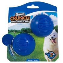 Toy para cães Chuckit! Crunch Ball de tamanho médio (pacote com 2) Toy para cães Chuckit! Crunch Ball de tamanho médio (pacote com 2)