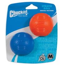 Toy para cães Chuckit! Pacote com 2 Strato Ball, tamanho médio Toy para cães Chuckit! Pacote com 2 Strato Ball, tamanho médio