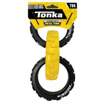 Toy para cães Tonka Rubber, rebocador de 3 anéis, leve e resistente à água
