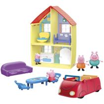 Toy Peppa Pig Combo Family Home Combo com bonecos e carro 3+