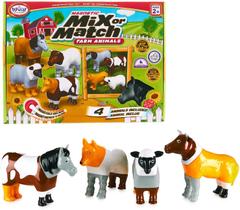 Toy Play Set Magnetic Mix or Match Farm Animals 16 peças