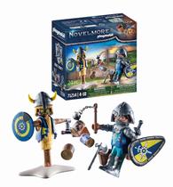 Toy Playmobil Novelmore Combat Training com acessórios Toy Playmobil Novelmore Combat Training com acessórios