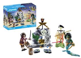 Toy Playmobil Pirates: Treasure Hunt com 55 peças de 4 anos ou mais