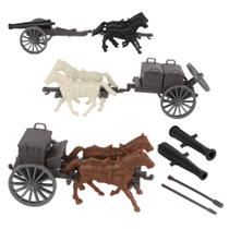 Toy Playset BMC Civil War Artillery Wagon, escala 1:32