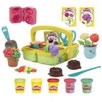 Toy Playset Play-Doh Blooming Flower Garden para crianças com mais de 3 anos