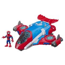 Toy Playskool Heroes Marvel Super Hero Adventures Spider-Man Jetquarters