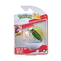 Toy Pokémon Clip 'n'Go Poké Balls Menki & Nest Ball 5cm